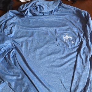 NWOT Guy Harvey long sleeve T-shirt with hood
